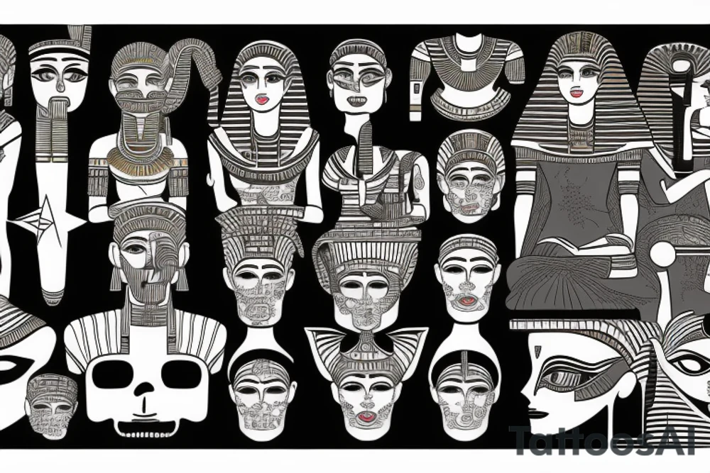 Egyptian tattoo tattoo idea