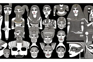 Egyptian tattoo tattoo idea