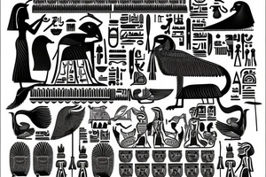 Egyptian tattoo of RA tattoo idea