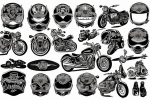 motorcycle tattoo idea