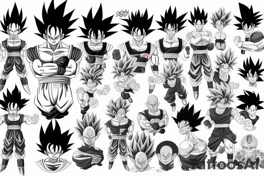 Dragon Ball tattoo idea