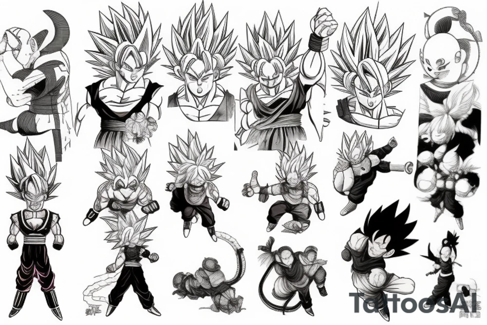 Dragon Ball tattoo idea
