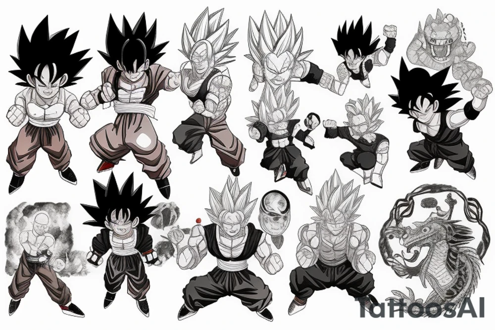 Dragon Ball tattoo idea