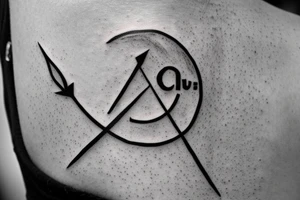 But if the arrow is straight
And the point is slick
It can pierce through dust no matter how thick
So I'll make my stand
And remain as I am
And bid farewell and not give a damn tattoo idea