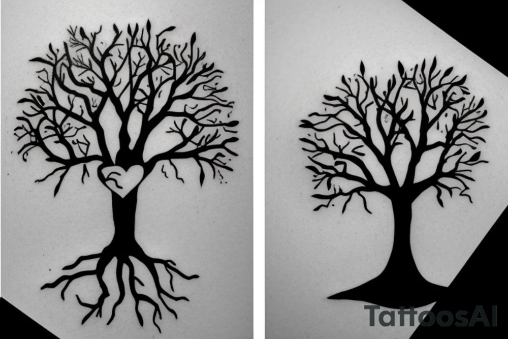A tree for me and my five siblings tattoo idea