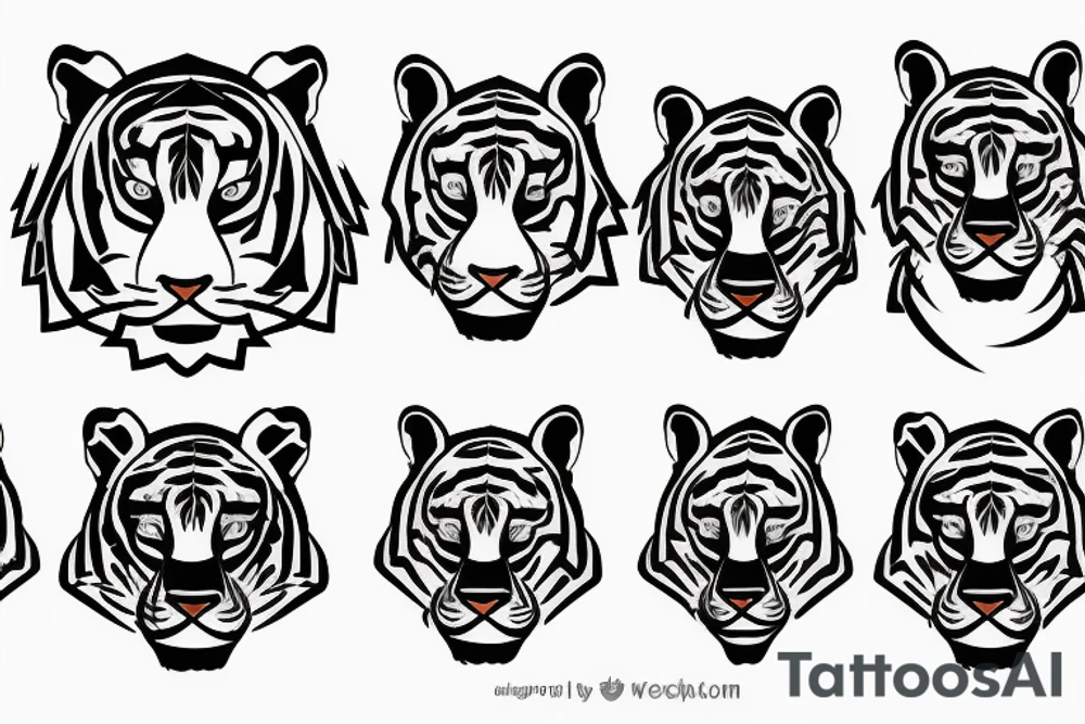 Tactical tiger tattoo idea