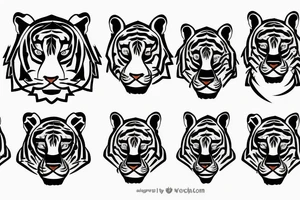 Tactical tiger tattoo idea