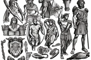 renaissance alexander the great tattoo idea