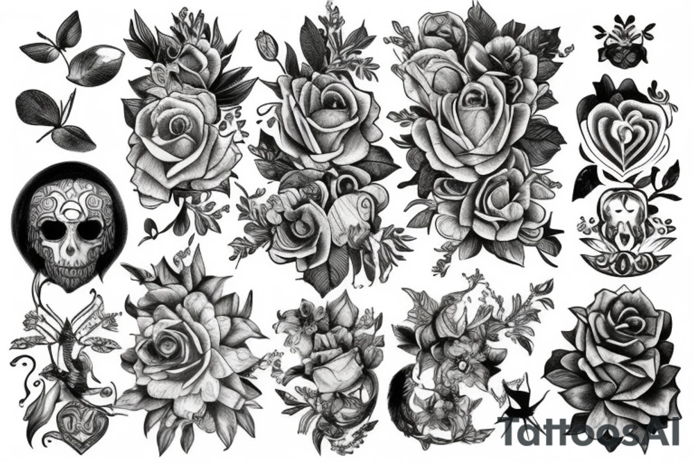renaissance nature tattoo idea