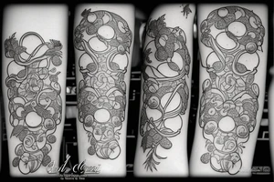 gemini grapes tattoo idea