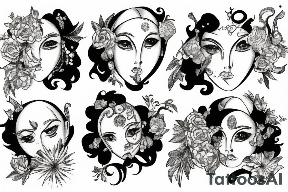 gemini grapes tattoo idea