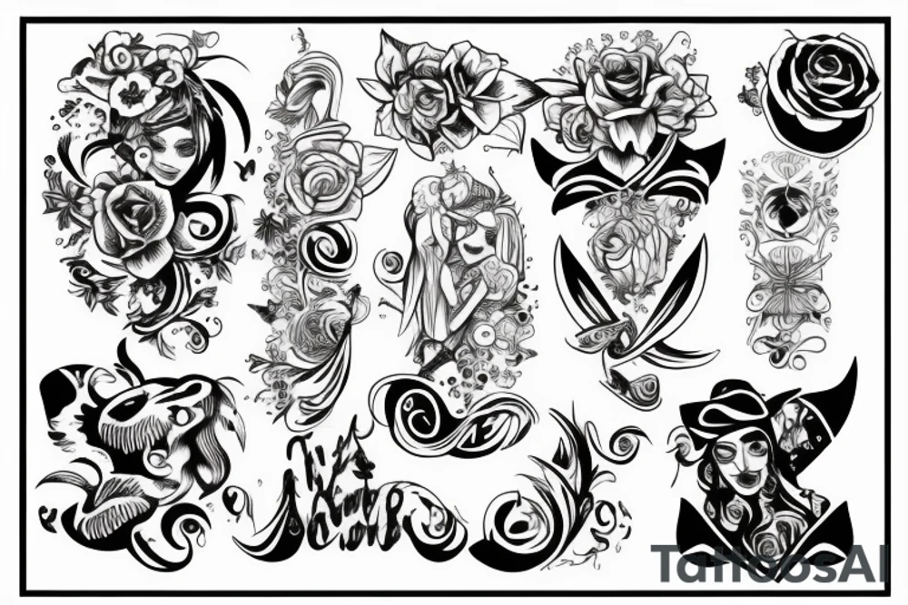 tramp stamp tattoo idea