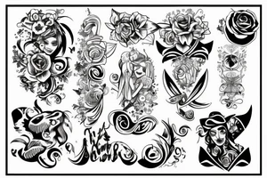 tramp stamp tattoo idea