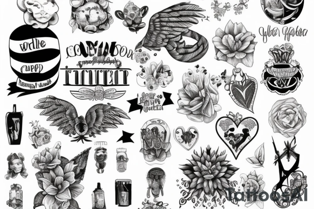 tramp stamp tattoo idea