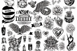 tramp stamp tattoo idea