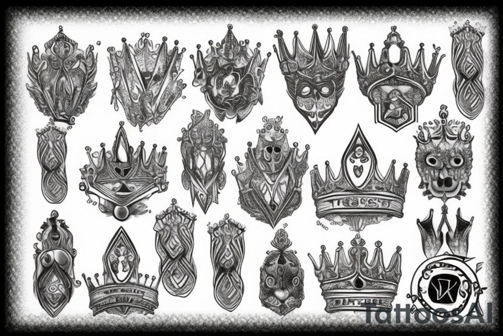 twinsage glintstone crown tattoo idea