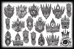 twinsage glintstone crown tattoo idea