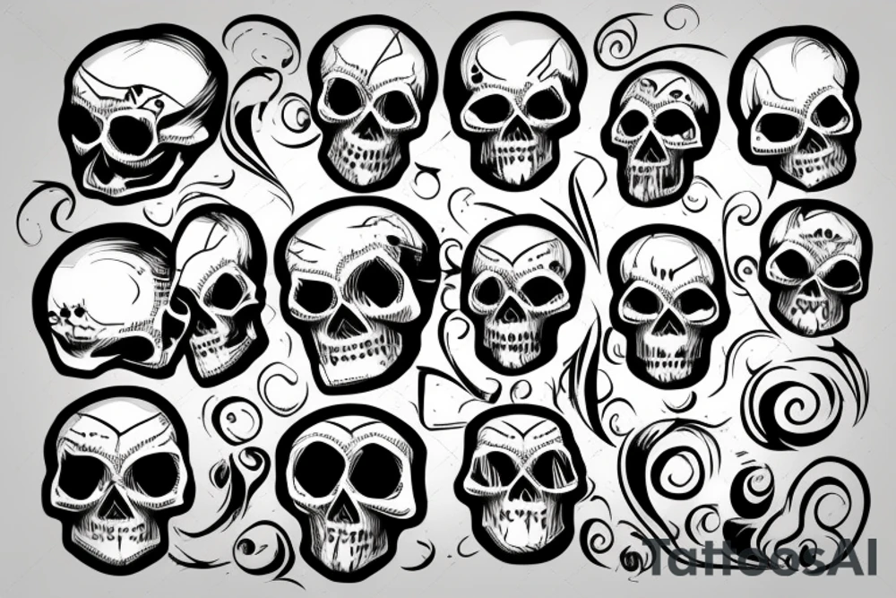skull tattoo idea