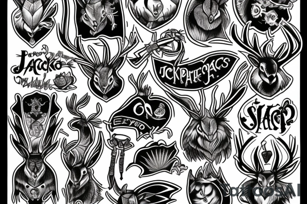 Jackelope tattoo idea
