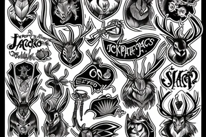 Jackelope tattoo idea