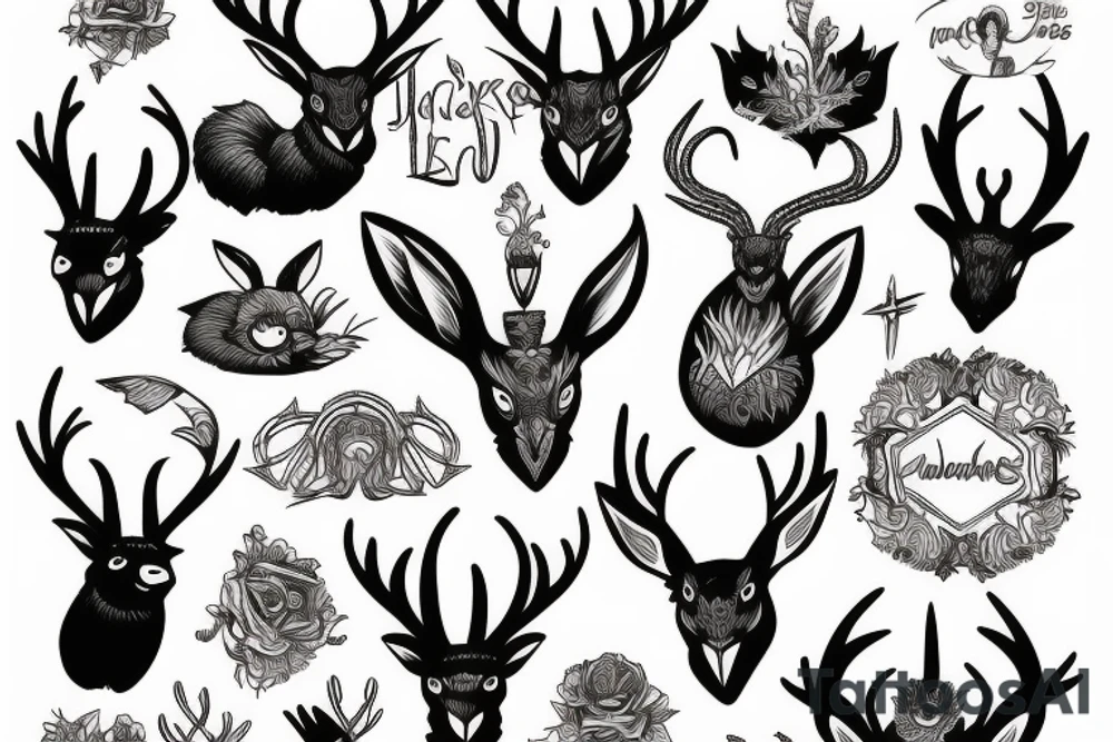 Jackelope tattoo idea