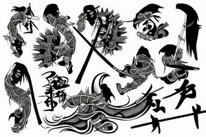 Samurai kazimir tattoo idea
