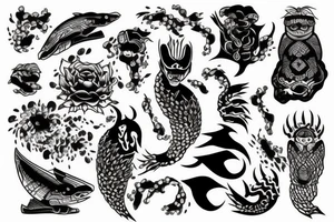 Akula tattoo idea