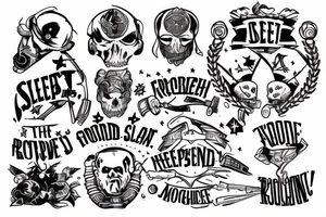 People sleep peacefully at night because rough men stand ready to do violence on their behalf tattoo idea
