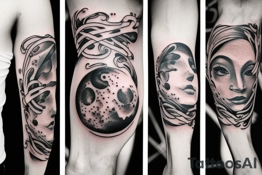 moon tattoo idea