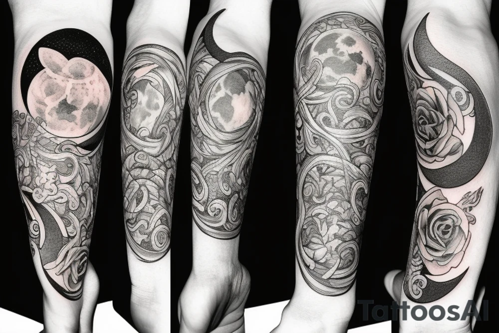 moon tattoo idea