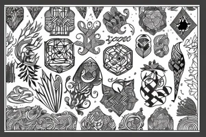 nordic pattern tattoo idea
