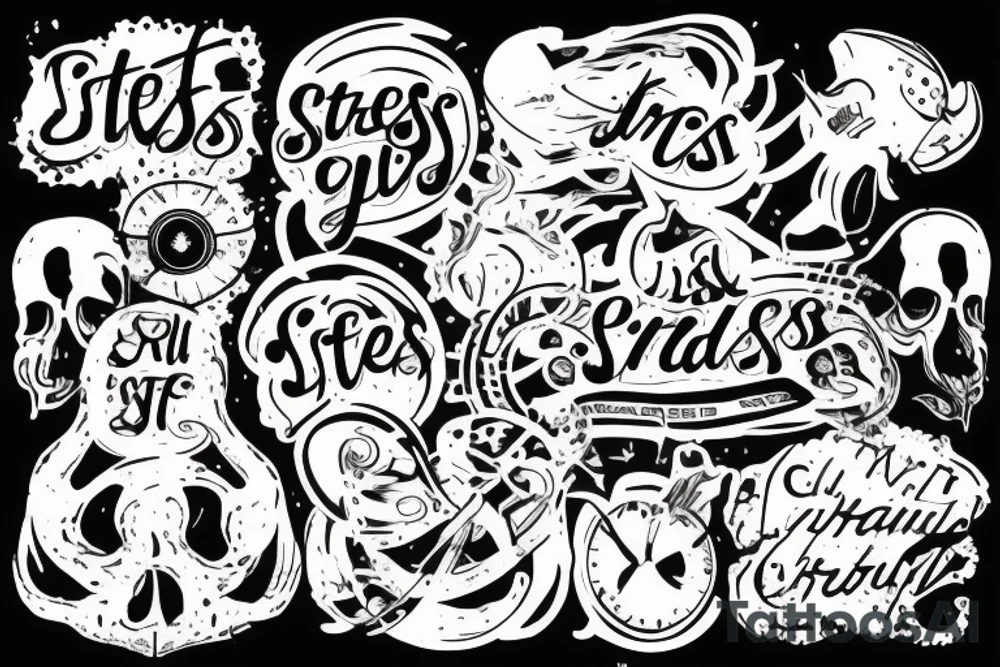Stress does not control me tattoo idea