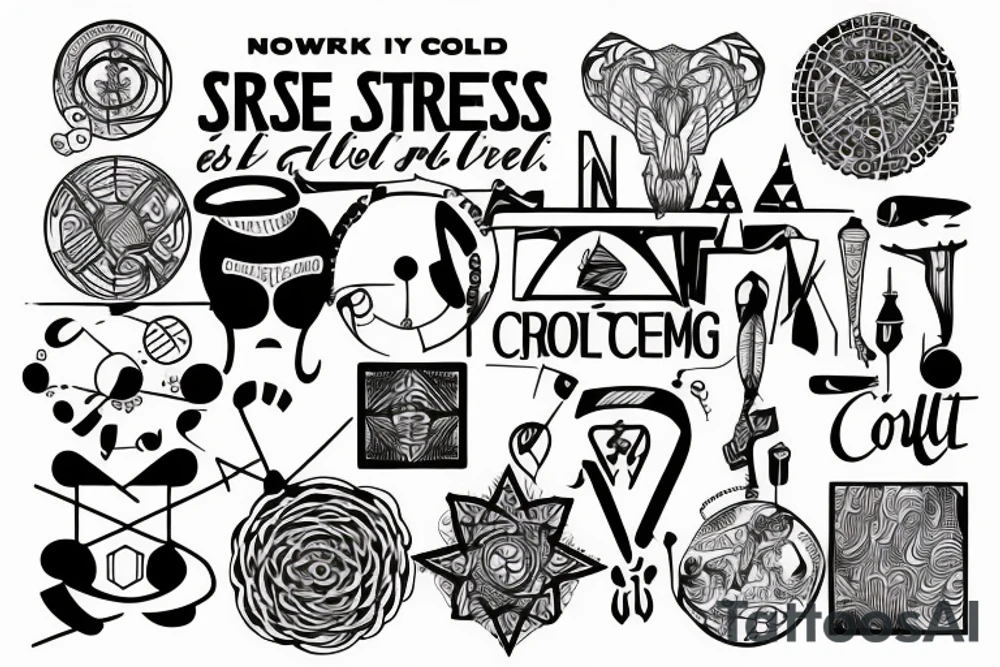 Stress does not control me tattoo idea