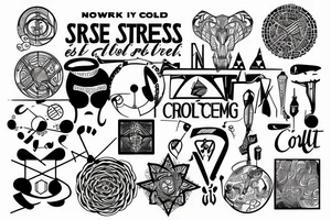 Stress does not control me tattoo idea