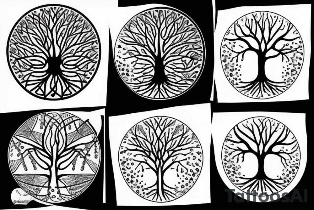 tree of life tattoo idea