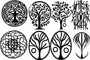 tree of life tattoo idea