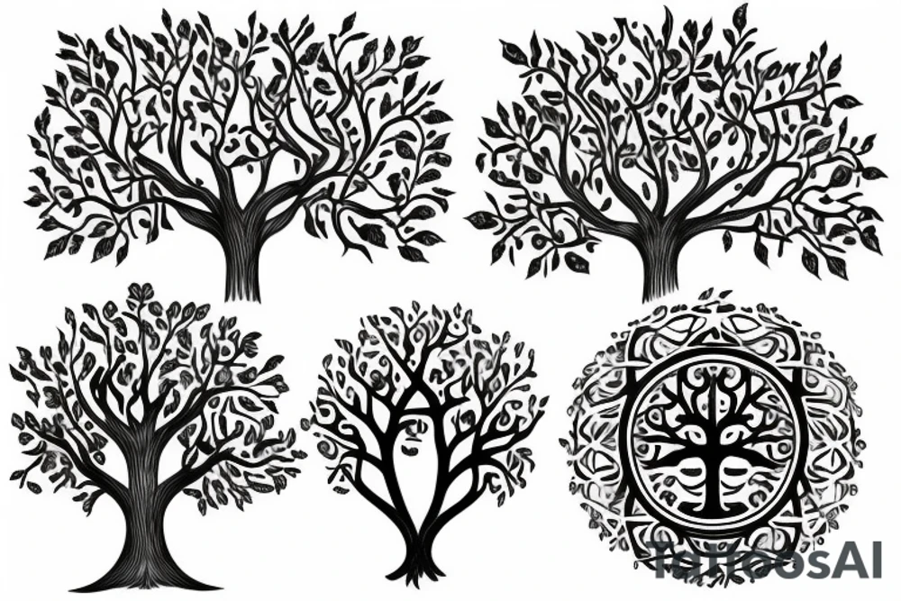 tree of life tattoo idea