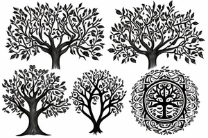 tree of life tattoo idea