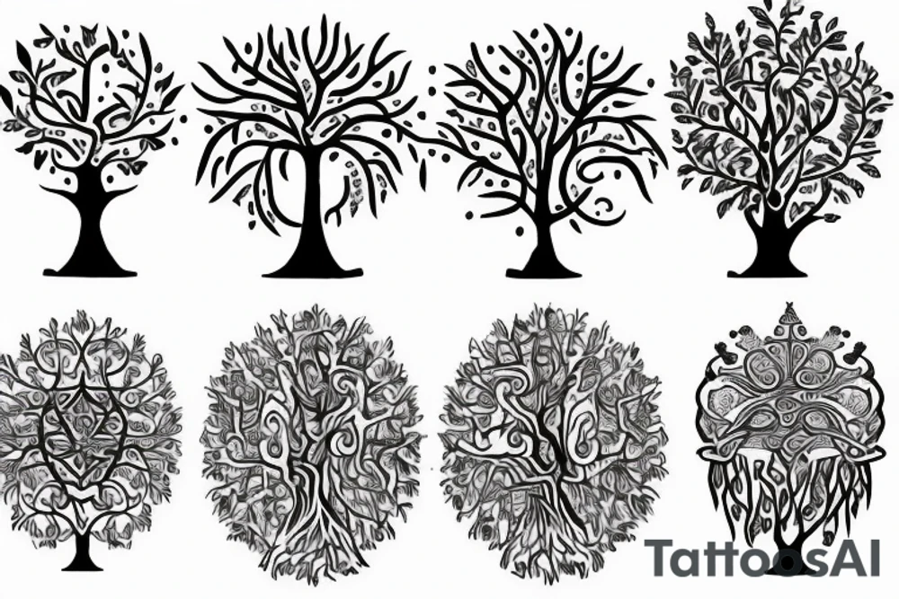 tree of life tattoo idea