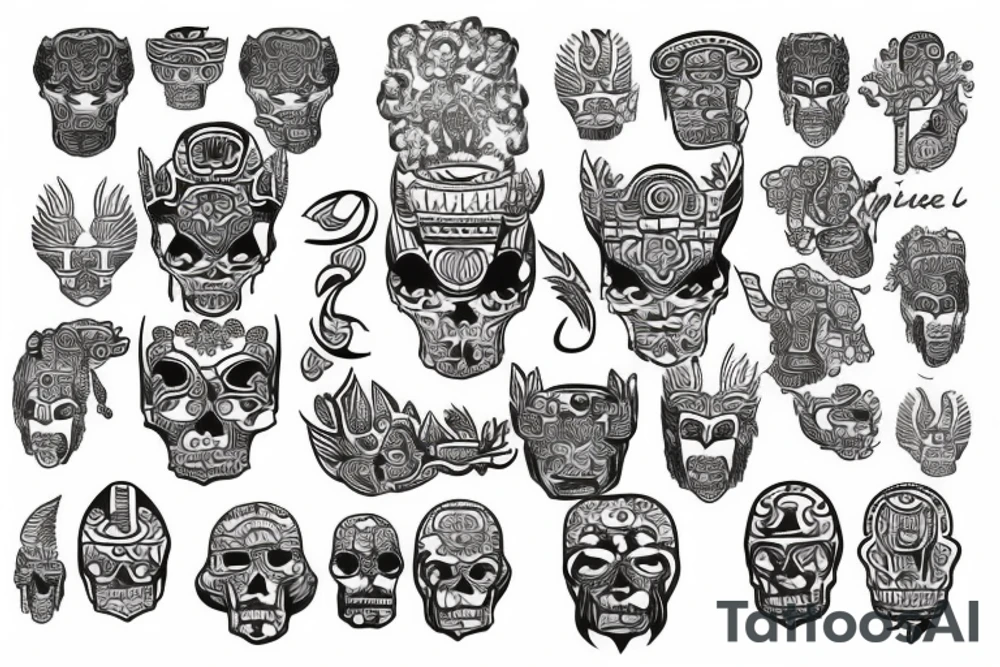 Mayan tattoo tattoo idea