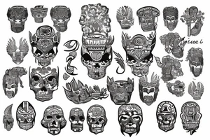 Mayan tattoo tattoo idea