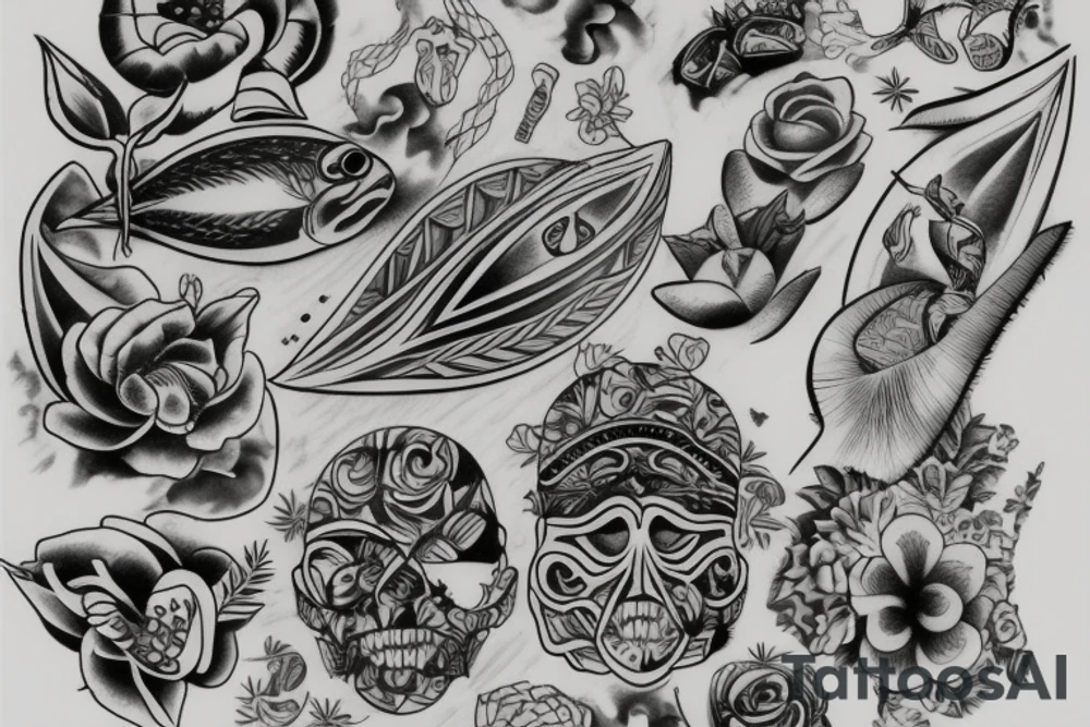 Hawaiian tattoo tattoo idea