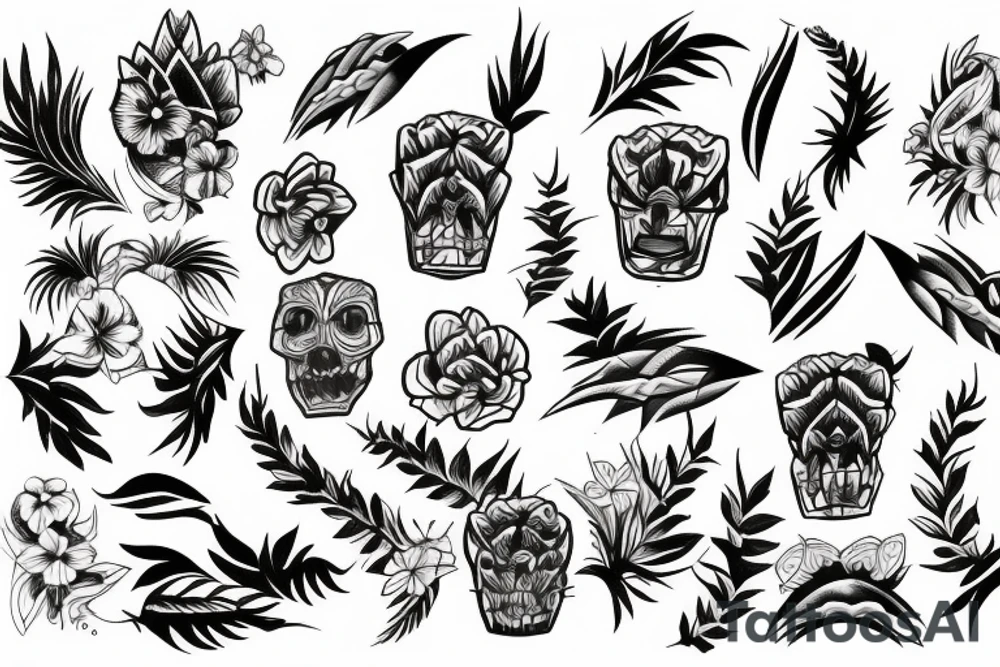 Hawaiian tattoo tattoo idea