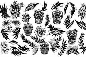 Hawaiian tattoo tattoo idea