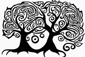 dara knot tree tattoo idea