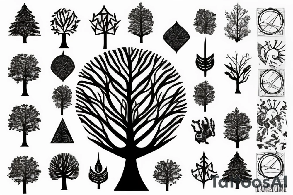 dara tree tattoo idea