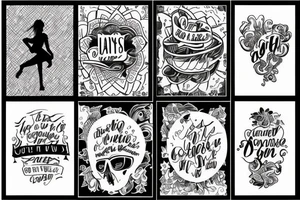 Caption text tattoo idea