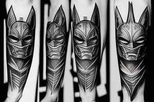 dark knight threatening tattoo idea