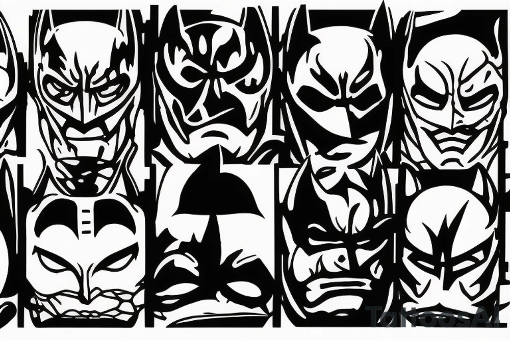 dark knight threatening tattoo idea