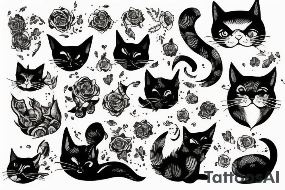 catfein tattoo idea
